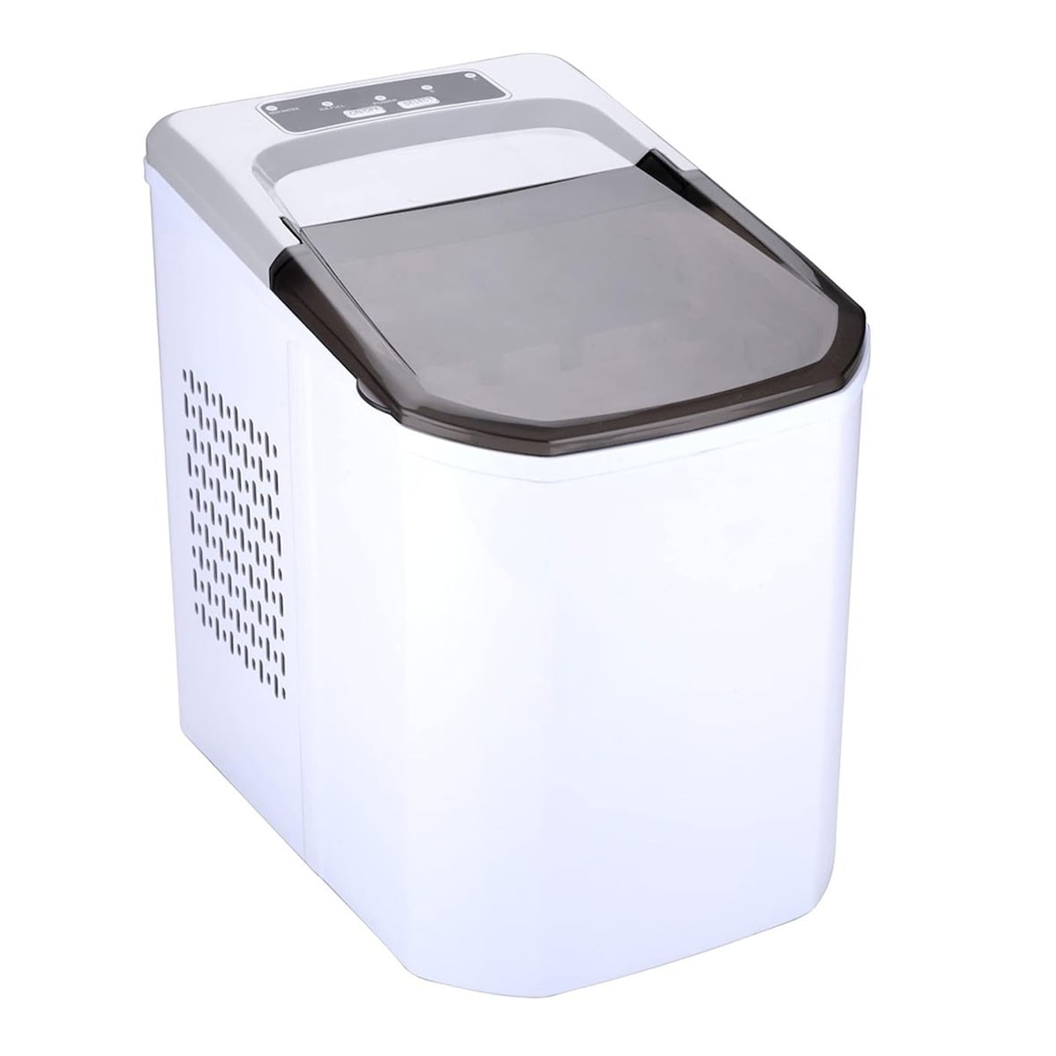 Máquina de Gelo 112W Ciclos de 9 Cubos de Gelo 10 a 12 min 2 Tamanhos ALPINA Tampa Transparente