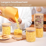 thumbnail of Five Stars® Voorraadpotten - Glas met deksel - 750 ML - 5 delige set - BPA vrij - Inclusief Pen & Herschrijfbare Stickers