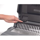 thumbnail of Fellowes Encuadernadora Quasar+ manual de canutillo de plástico, uso intensivo, perfora hasta 25 hojas y encuaderna hasta 500 hojas
