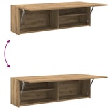 thumbnail of vidaXL Bad-Wandschrank Artisan-Eiche 100x25x30 cm Holzwerkstoff