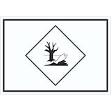 thumbnail of Aufkleber Kenn­zeichen Umwelt­gefähr­dend Symbol Fisch Wasser Baum A7 (74x105mm)