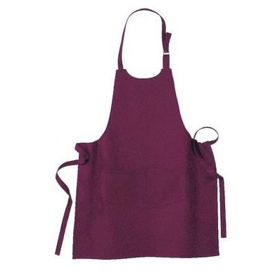 METRO PROFESSIONAL Tablier de cuisine bavette bordeaux