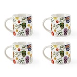 thumbnail of Excelsa set 4 tazze caffè 10 cl Calavera porcellana multicolore
