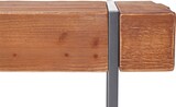 thumbnail of Esszimmergarnitur HWC-A15, Esstisch + 2x Sitzbank, Tanne Holz rustikal massiv MVG-zertifiziert ~ braun 160cm