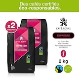 thumbnail of Café en grains | Espresso 2x1kg | Café Royal Pro | Certifié Max Haavelaar