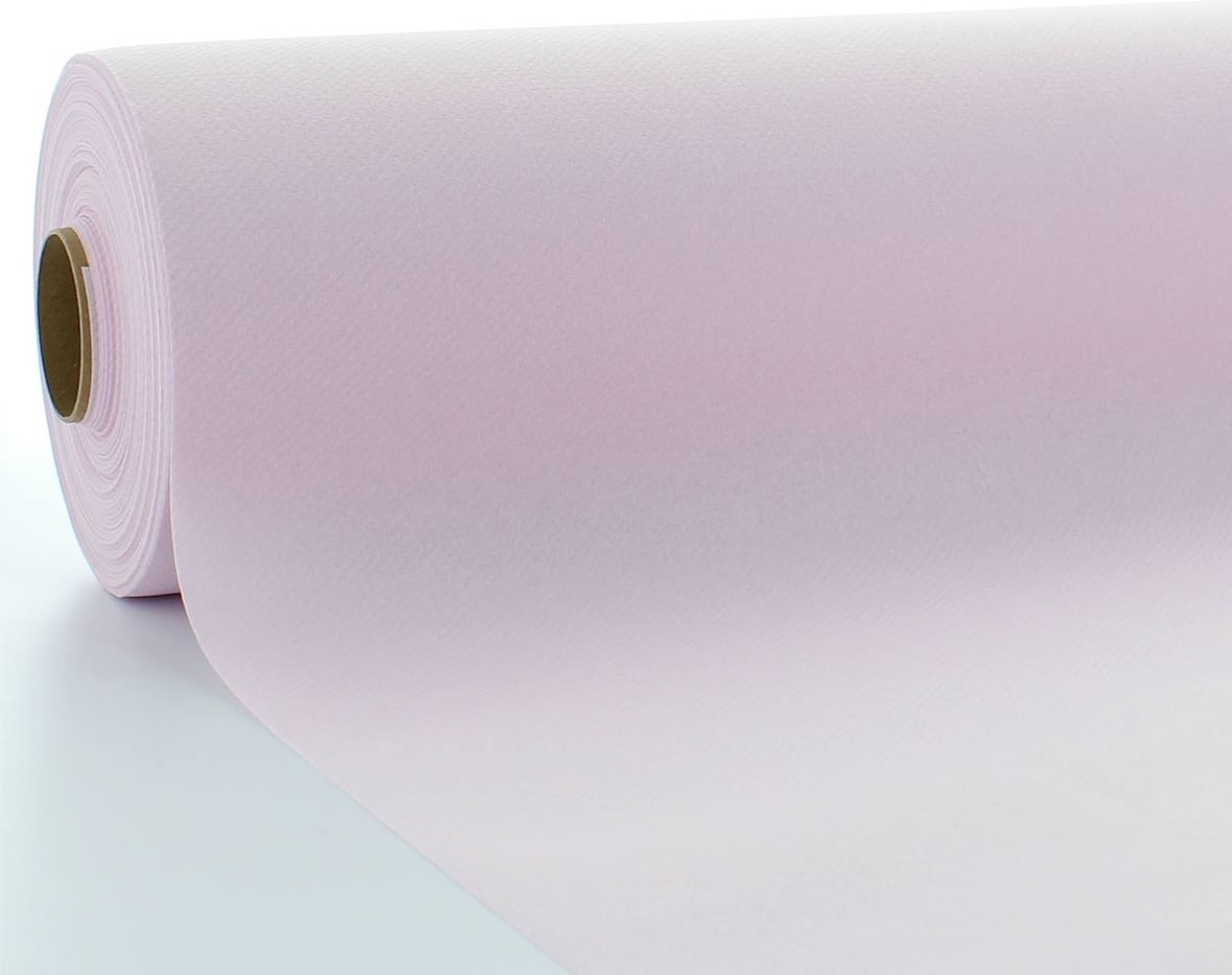 Sovie HORECA Tischdeckenrolle Hellrosa aus Linclass® Airlaid 120 cm x 25 m, 4x1 Stück