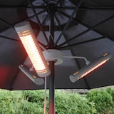 thumbnail of VASNER Umbrella X30 Schirm Heizstrahler Silber 3000 Watt für Sonnenschirm mit Stangen-Durchmesser 40 – 80 mm