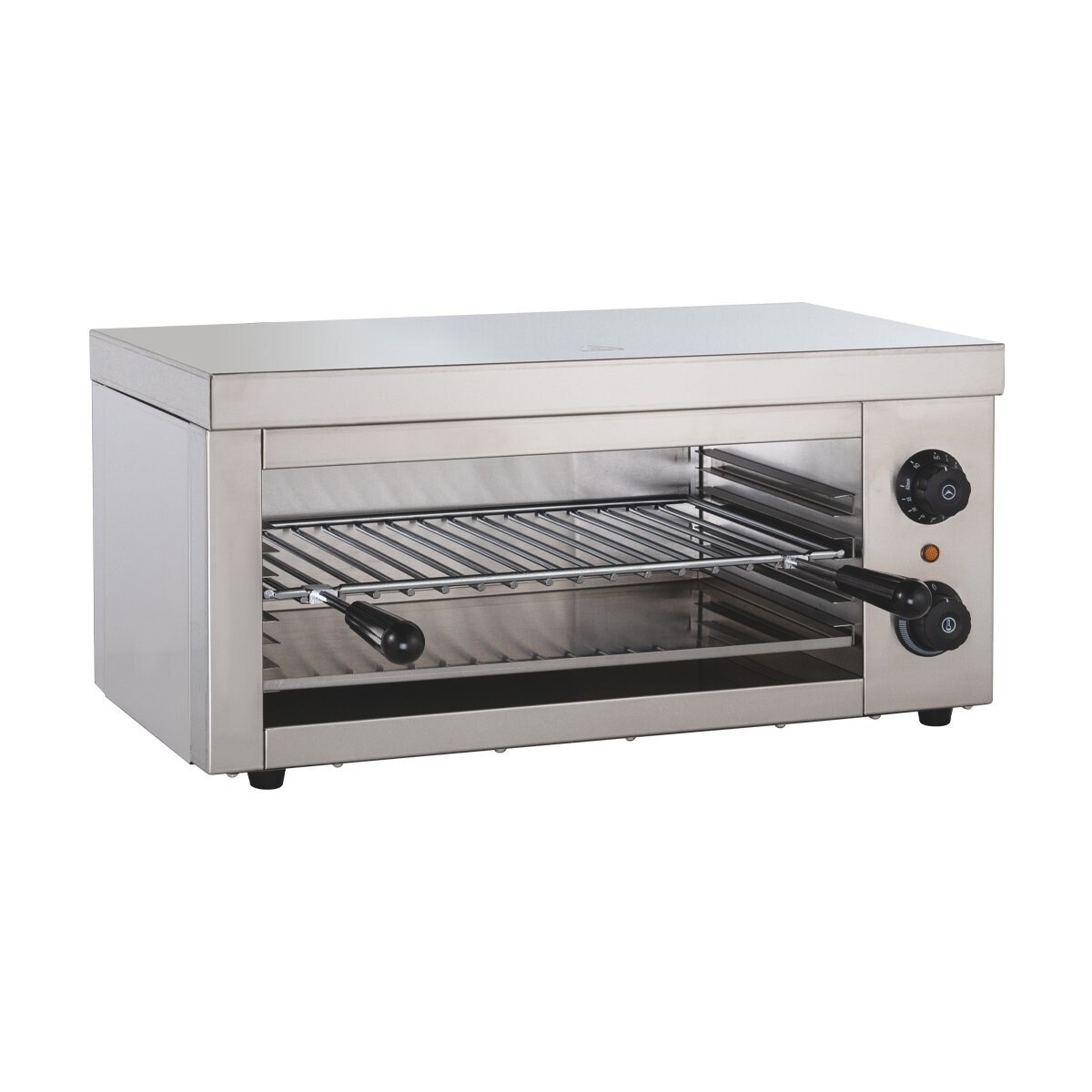 GastroHero Elektro Salamander ECO 610 2 kW Grill Salamander Edelstahl Profi Salamander Grill Toaster 230 V - stainless steel
