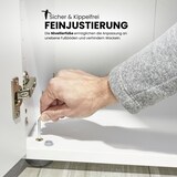 thumbnail of bümö Aktenschrank abschließbar, Büroschrank Holz 80cm breit in Graphit/Eiche - abschließbarer Schrank mit Aktenregal für's Büro & Arbeitszimmer, Büro