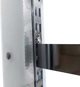 thumbnail of Romux® Kühlvitrine für Konditorei Quadratisch Tischgerät 2 Böden Weiß 350 Liter Umluftkühlung | Kühlvitrine Gerade Glasscheiben