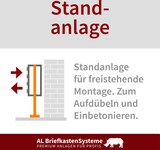 Freistehende Montagevorrichtung zum Aufdübeln und Einbetonieren.
