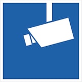 thumbnail of Aufkleber Video-Infozeichen, Folie, 180x180 mm