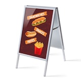 thumbnail of Showdown Kundenstopper - DIN A1 - Komplett-Set - Snacks Englisch - Braun/Schwarz