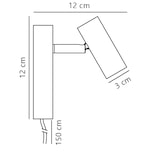 thumbnail of Applique murale OMARI  Métal Noir, H.12 - IP20 - LED Module / Intérieur