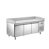 thumbnail of METRO PROFESSIONAL Table à pizza GPT3100, 201,8 x 80 x 100 cm, 362 L, argenté