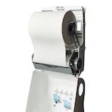 thumbnail of Jofel - Dispensador de Papel Bobina en Continuo, Diámetro max. 210mm, Servicios Pre-Cortados de 27cm, Máxima Higiene y Ahorro, AG56000, Blanco