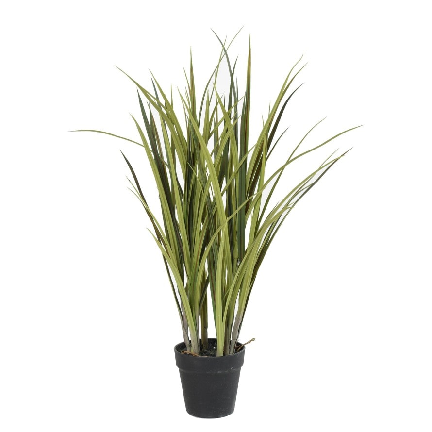 VERT ESPACE plante artificielle herbe potee 75 cm