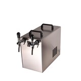 thumbnail of Zapfanlage, Bierzapfanlage STREAM 50 Bierkoffer, Durchlaufkühler 2-leitig Trockenkühler, bis zu 55 L/h, Untertheke, Flach, Korb