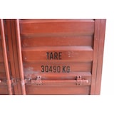 thumbnail of Bar container Rouge  Tole + bois L200 X P65 X H110