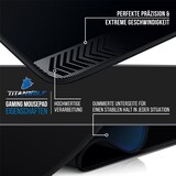 thumbnail of Titanwolf Gaming Mauspad, XXXL Speed Mousepad 1200 x 600 mm, Geschwindigkeit & Präzision, schwarz