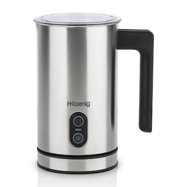 H.Koenig Elektrische melkopschuimer MLK8 - roestvrij staal - 0,24 liter - romig koud of warm schuim - antiaanbaklaag - automatische uitschakeling