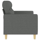 thumbnail of vidaXL 2-Sitzer-Sofa Dunkelgrau 140 cm Stoff