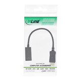 thumbnail of InLine® DisplayPort zu HDMI Stecker / Buchse Adapterkabel mit Audio, 4K