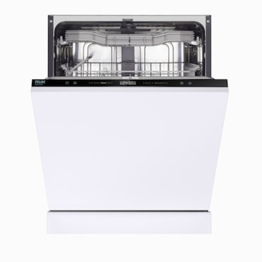 PKM Volledig geïntegreerde vaatwasser GS16-8VI – 16 couverts, sensor-touch, 8 programma's, besteklade