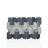 thumbnail of Akustik Stellwand FLEXMIUT PLUG PET 4er Set 109x170x25cm grau/hellgrau hjh OFFICE