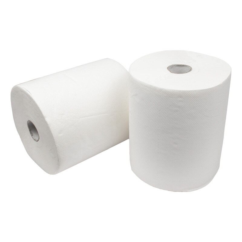 DayBays 6 Rollen Handtuchrolle Matic 2-lagig 88,8 m Zellstoff Extra Weich Weiß