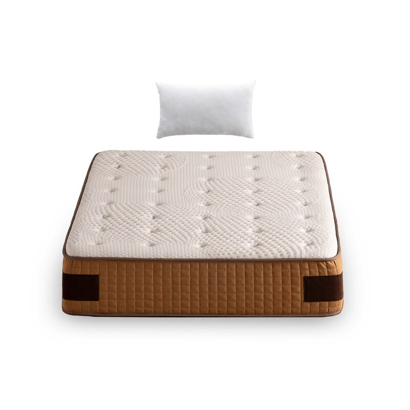 Dream&co, Pack 2 Almohadas Fibra Hueca de 70-75 + Colchón Premium Viscoelástico 150X190, Altura 32 cm, Phantasus