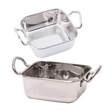 thumbnail of Tablecraft, casseruola quadrata da buffet, monoporzione, in acciaio inox