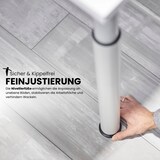 thumbnail of bümö höhenverstellbarer Schreibtisch 80x80 cm in grau, Gestell graphit - PC Tisch höhenverstellbar & klein, höhenverstellbarer Tisch Büro, kleiner