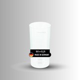 thumbnail of 50 Longdrinkbecher  Mehrwegbecher 200ml Made in Germany  Getränkebecher mit Eichstrich  wiederverwendbar  Transparent aus PP