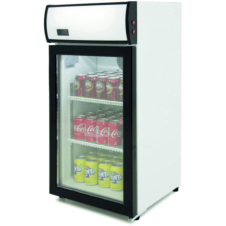NEVERA EXPOSITORA PEQUEÑA BEBIDAS MUY FRIAS -5 ºC SZ80L