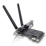 thumbnail of CSL WLAN Netzwerkkarte 2,4 Ghz PCIe - 300 Mbit s WiFi Adapter Karte - 2 Externe 2dbi Antennen