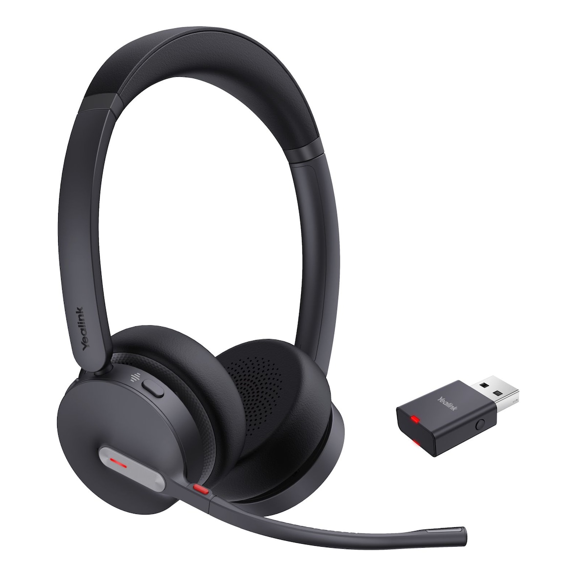 Yealink WH64 Hybrid Dual - Headset - On-Ear - DECT / Bluetooth