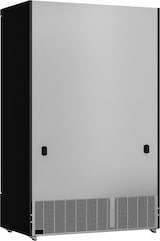 thumbnail of Glastürkühlschrank auf Rollen, mit 2 Türen, Inhalt 1000 Liter, Schwarz, BTH 1253 x 710 x 1997 mm