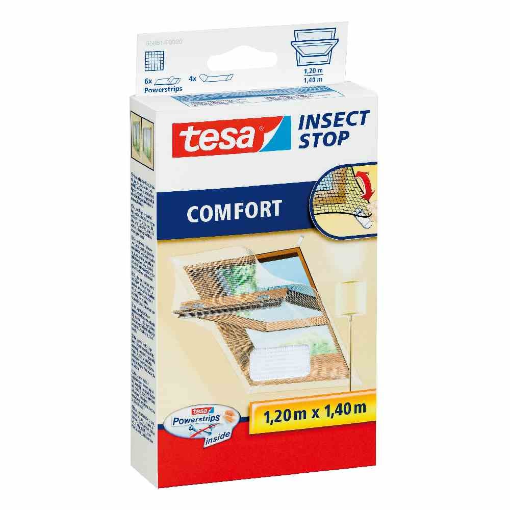 TESA  tesa® Insect Stop Fliegengitter Fliegengitter für Dachfenster 1,2 x 1,4 m
