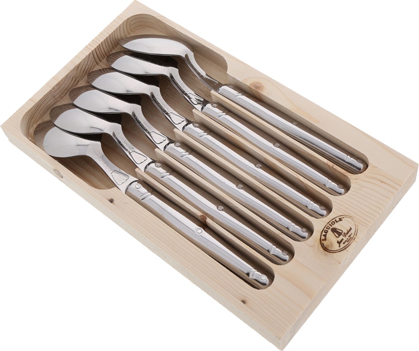 LAGUIOLE ménagère 97653 Set bestehend aus 6 Löffeln, Neutral.