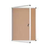 thumbnail of Bi-Office Enclore - Vitrina de interior de Corcho con Puerta de Aluminio y Cerradura, 720 x 981 mm - 9x A4