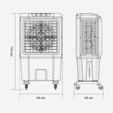 thumbnail of Climatizador 80L 210W Modo Frío y Evaporación | UNIVERSALBLUE