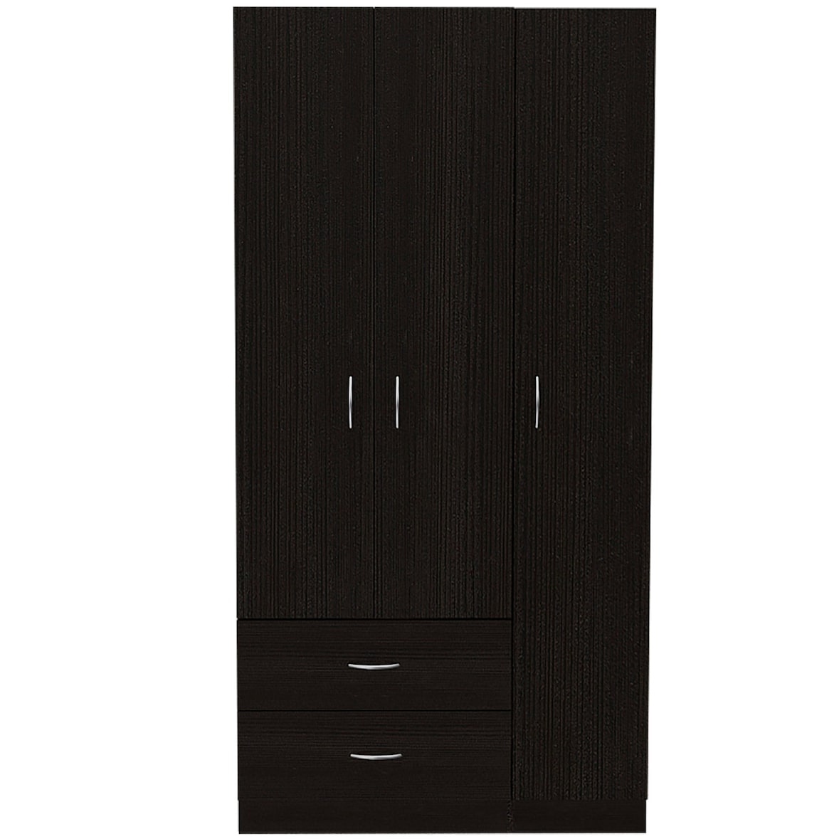 TUHOME Guarda-roupa Austral 3 Portas - Preto