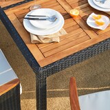 thumbnail of Casaria Poly Rattan Sitzgruppe 8+1 Hochlehner Schwarz