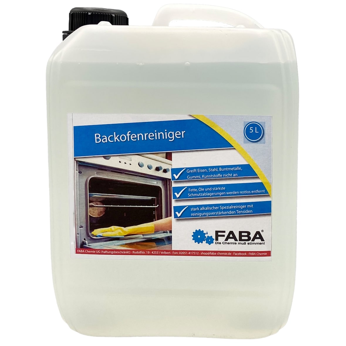 Backofenreiniger Fettlöser Konzentrat Grillreiniger 5 L
