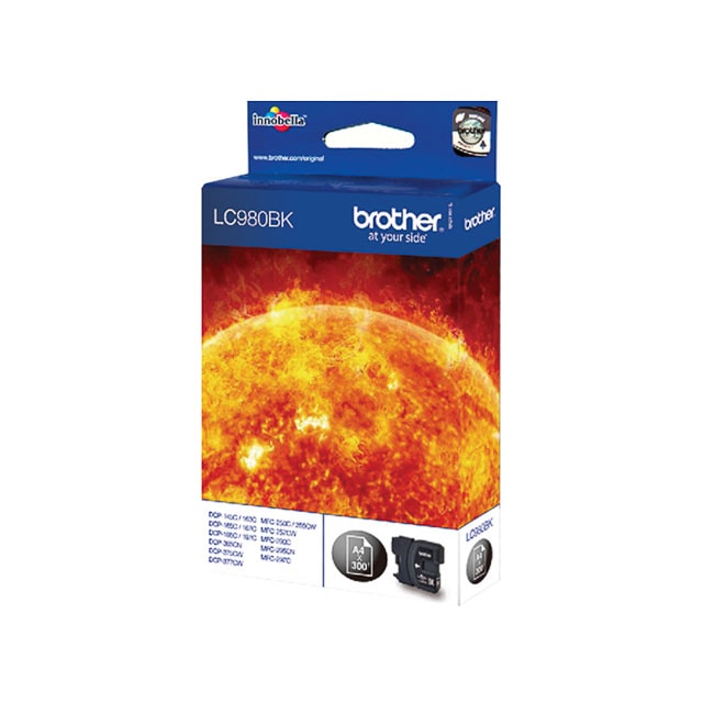 Tinten BROTHER LC980BK BROTHER DCP145C TINTE BLACK
