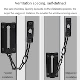 thumbnail of Chaîne De Sécurité Porte Fenêtre Anti-effraction Acier Inoxydable Durable YONIS