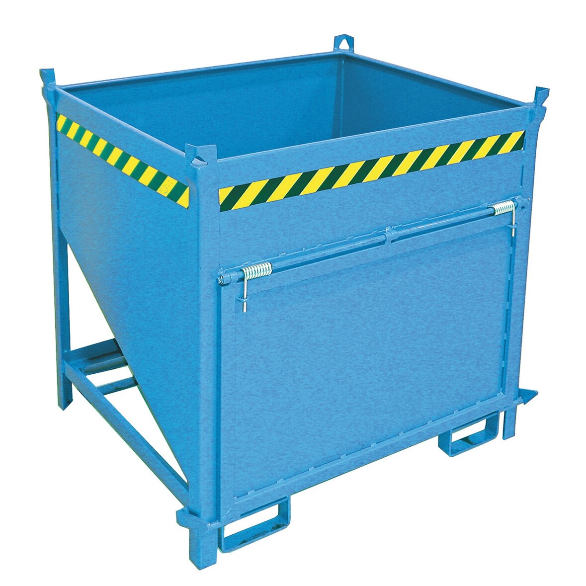 Silobehälter Behälter SGK 75 lackiert RAL5012 Lichtblau Stapler Anbaugerät