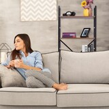 thumbnail of Relaxdays Bücherregal mit 5 Ebenen, Industrial, HxBxT: 158,5 x 60 x 30 cm, MDF & Metall, Büro Ordnerregal, braun/schwarz