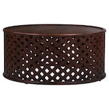 thumbnail of WOMO-DESIGN Couchtisch Sanaa Ø100×45 cm, Natur, Mangoholz, handgefertigt, Vintage Unikat